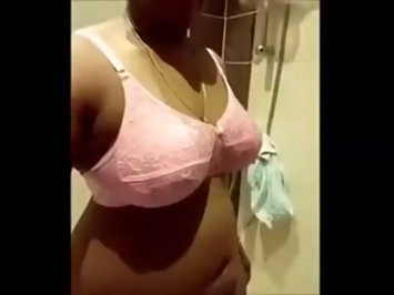 Hottie In Pink Bra Hairy Pussy Nude Selfie